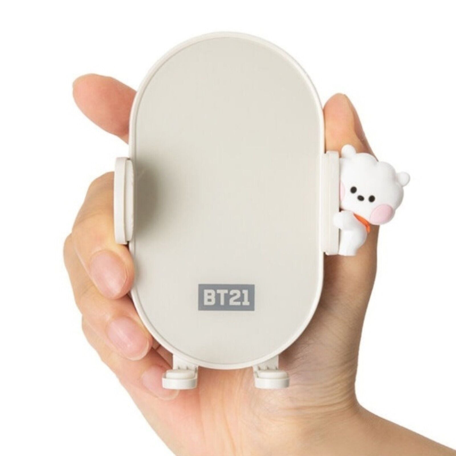 LINE FRIENDS BT21 Minini Wireless Car Charger Phone Holder Mount Fast Charging