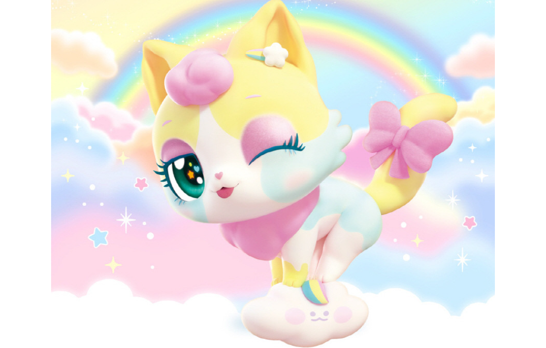 WishCat Figure SUNSHINEMEOW Korean Animation Wish Cat Toy 2024 New