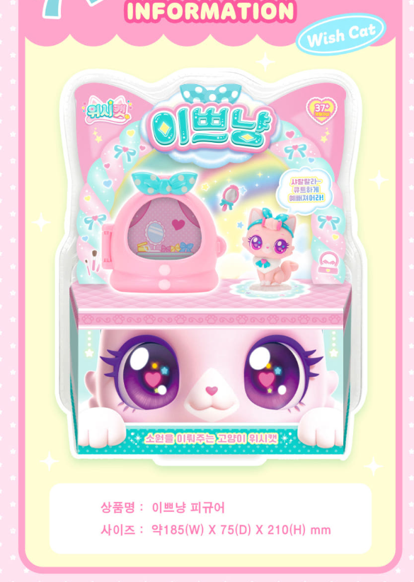 WishCat Figure SWEETIEMEOW Korean Animation Wish Cat Toy 2024 New