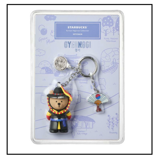 Starbucks Korea 2024 * Annyeong Gyeonggi Bearista Keychain