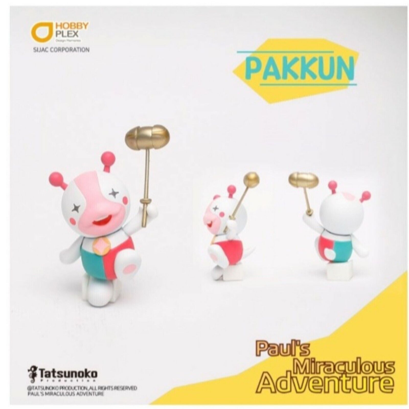 Paul's Miraculous Adventures 4Type Figure Set - Paul Nina Pakkun Doppe