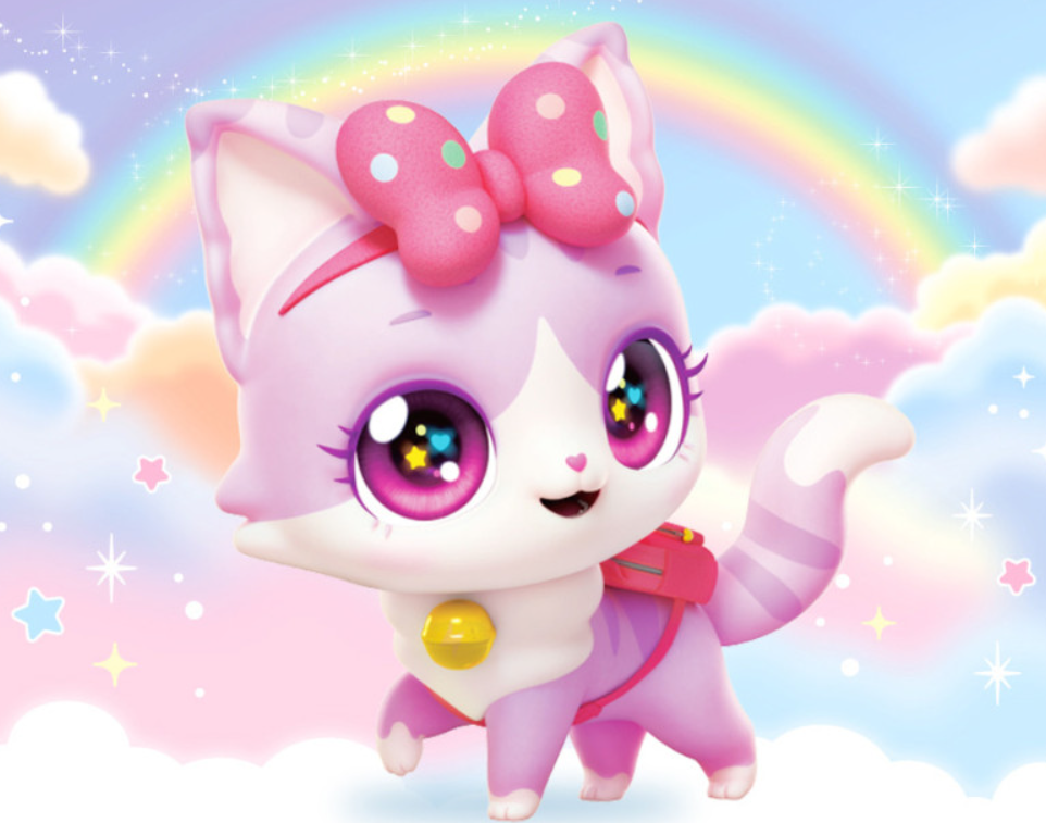WishCat Figure WITTYMEOW Korean Animation Wish Cat Toy 2024 New