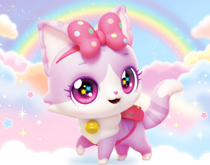 WishCat Figure WITTYMEOW Korean Animation Wish Cat Toy 2024 New