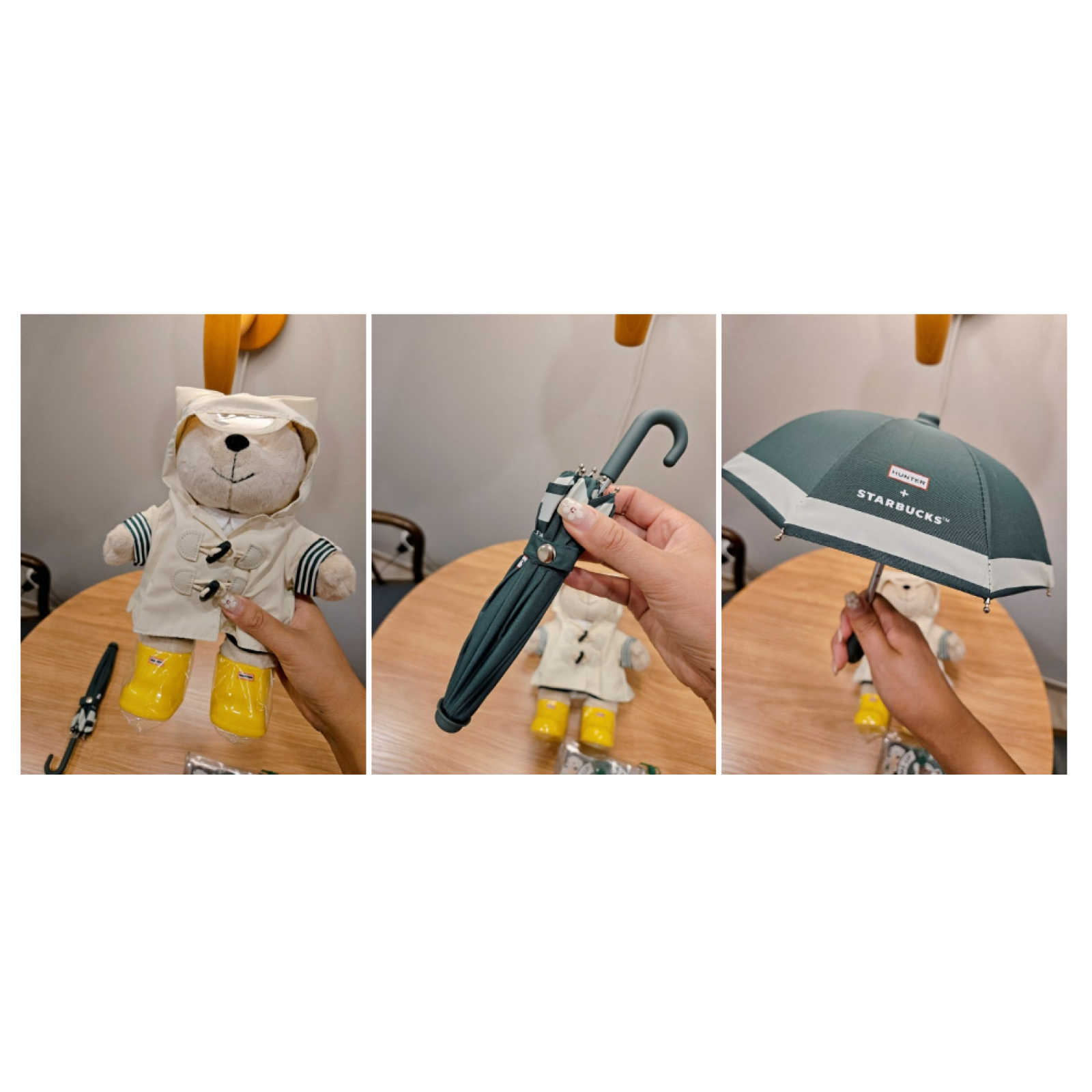 Starbucks Korea * Hunter x 2024 SS Rainy Bearista Plush Doll