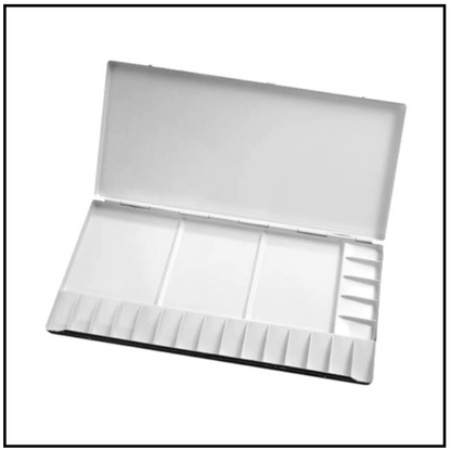 HEUNG IL Aluminum Watercolor Palette 30 Well AL 430 No.430 Metal 303 x 137 mm