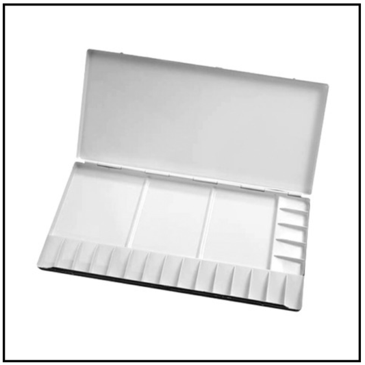 HEUNG IL Aluminum Watercolor Palette 30 Well AL 430 No.430 Metal 303 x 137 mm