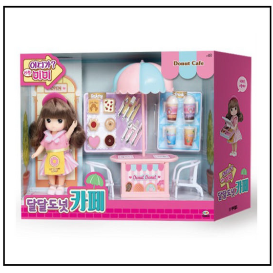 Mimi World Where are you going? Little Mimi Doll Sweet Donut Cafe