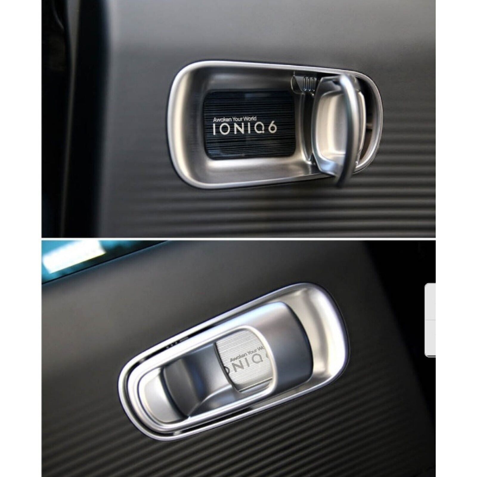 Hyundai IONIQ 6 1st & 2nd Row Acrylic Door Catch Plate Accessories
