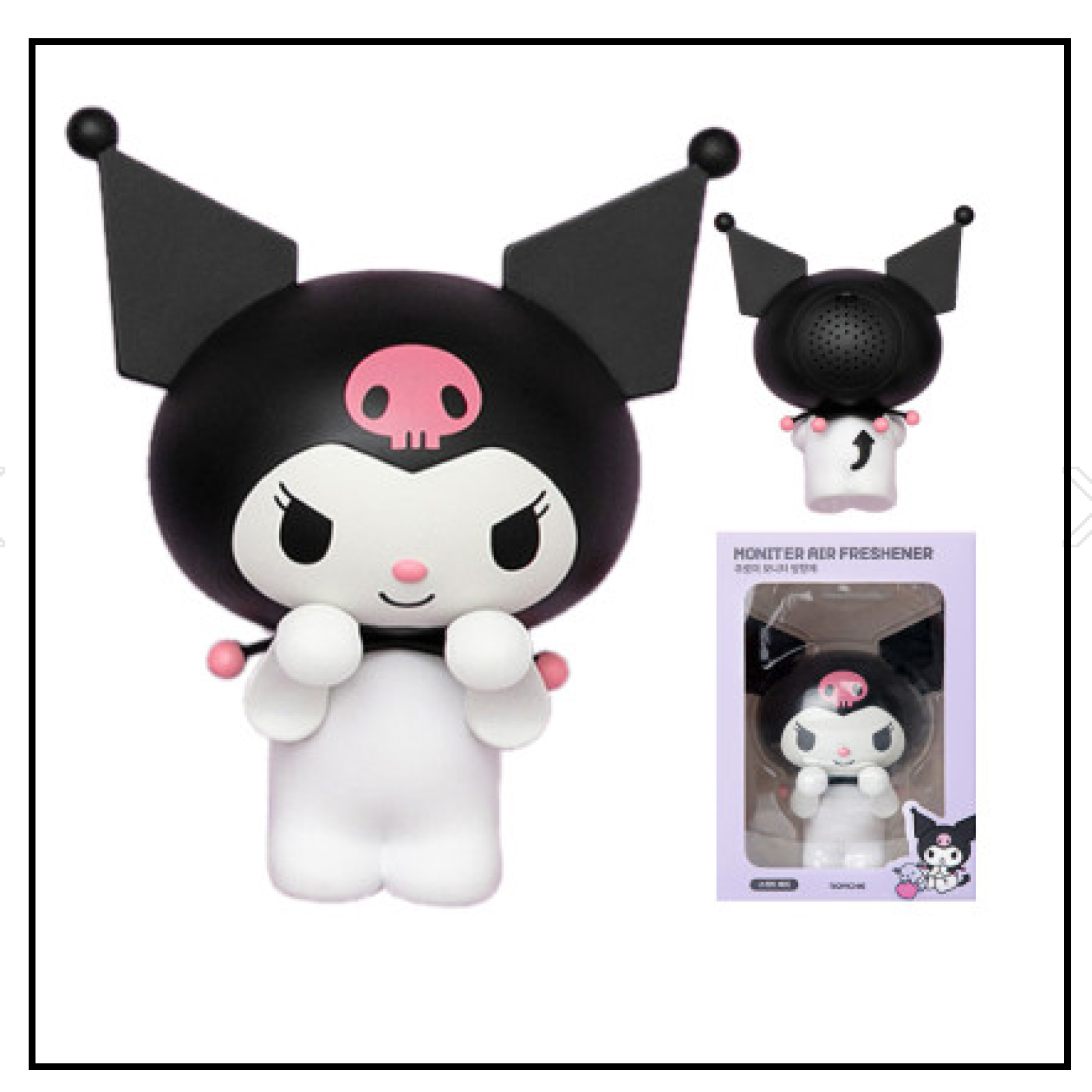 SANRIO MONITOR & VEHICLE AIR FRESHENER / KUROMI