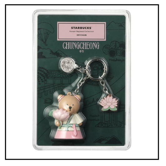 Starbucks Korea 2024 * Annyeong Chungcheong Bearista Keychain