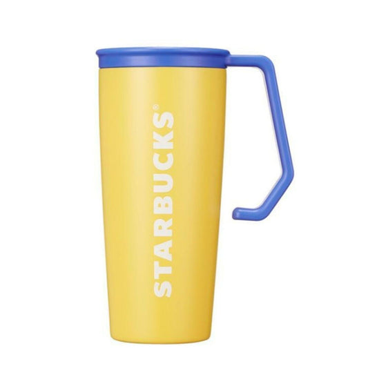 Starbucks 2022 Korea Limited * 22 SS Summer Yellow Chubby Handle Tumbler 473ml