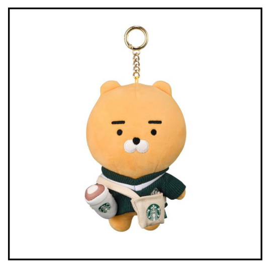 Starbucks Korea 2024 * MyBuddy Ryan Keychain Kakao Friends