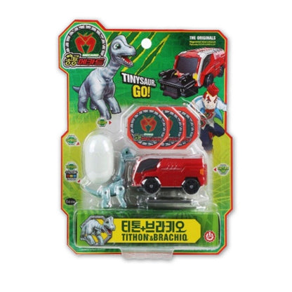 [ 2022 Renewal] Dino Mecard Tinysaur Collection Dino Transformer Toy Capture car