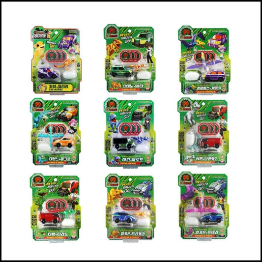 [ 2022 Renewal] Dino Mecard Tinysaur Collection Dino Transformer Toy Capture car