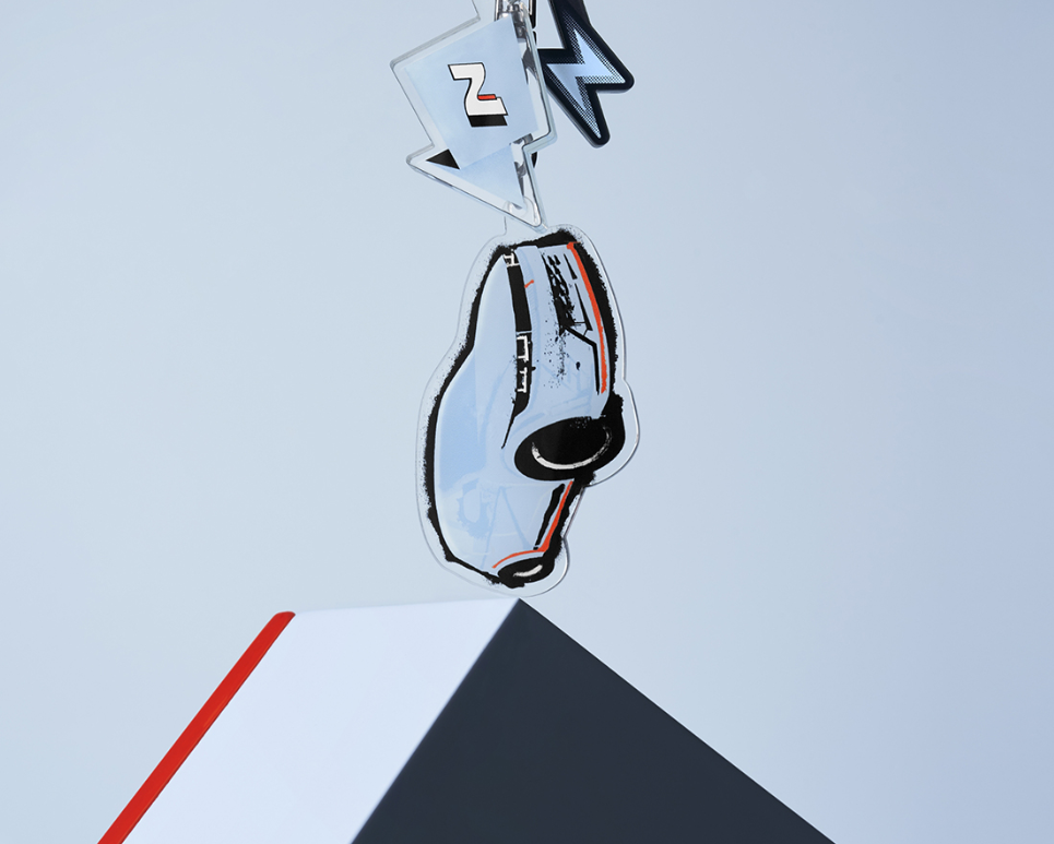 [N COLLECTION] IONIQ 5 N Key Ring ACC Acryl Keychain N Performance