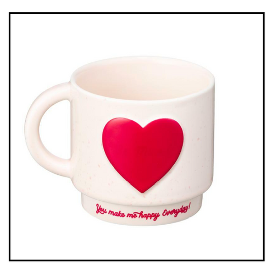 Starbucks Korea 2024 * Popping Love Cream Xion Mug 355ml Valentine Promotion