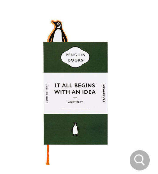 Starbucks Korea 2024 Autumn PenguinBooks Note Set (2P)