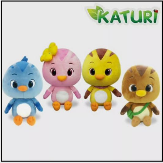 MOM KATURI Stuffed Soft Toy Bird Plush Doll 25cm 9.8" Korea
