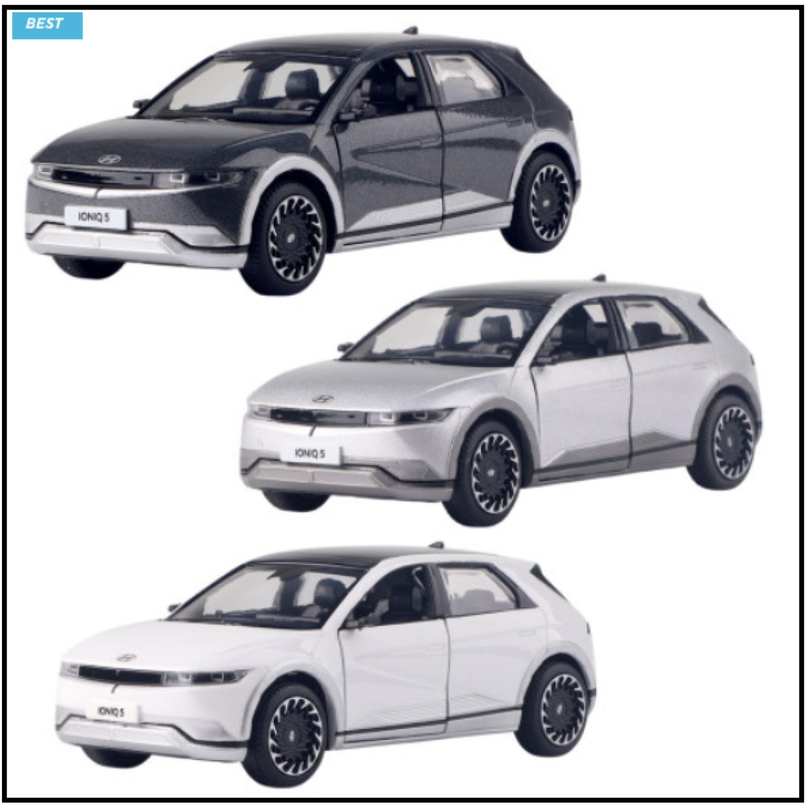 Hyundai * IONIQ 5 * 1:38 Mini Diecast 1:38 Scale Miniature Toy