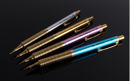 Pentel Orenz Metal Grip Gold Limited Edtion 4 Color Set (24k Gold Plated)