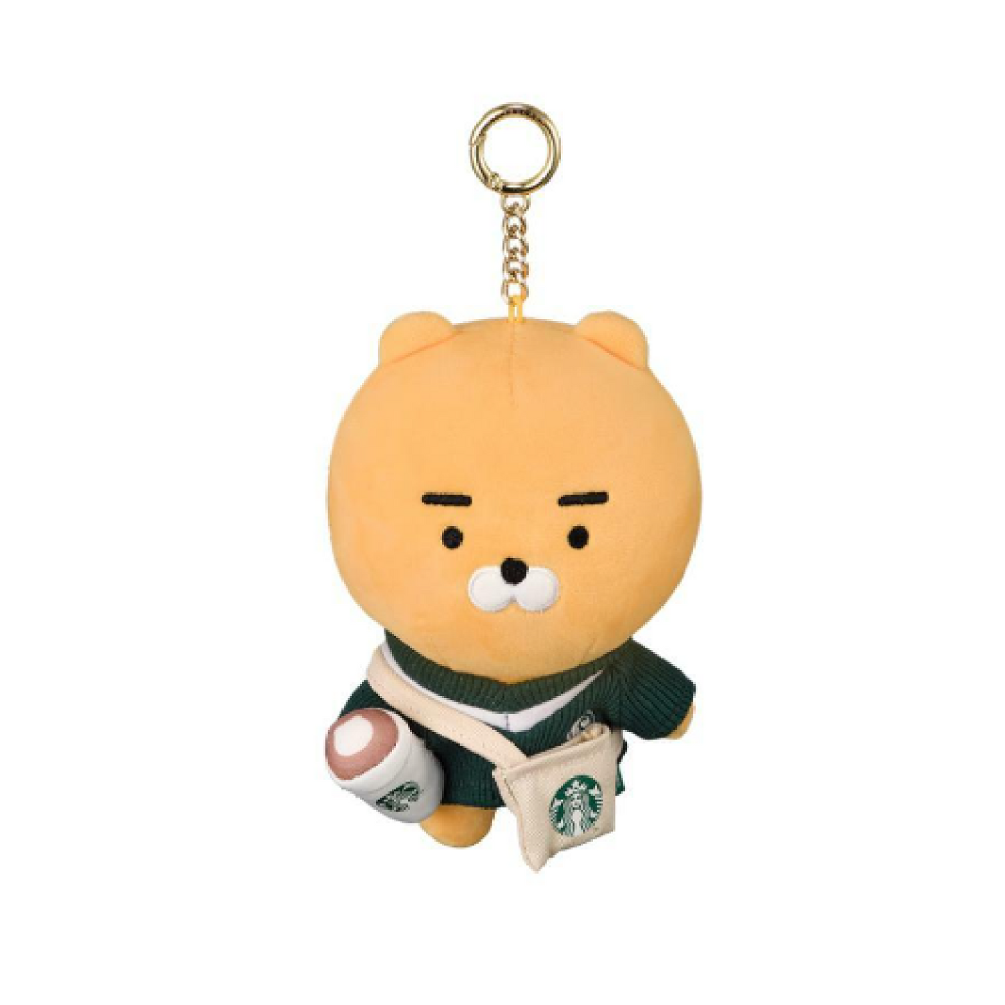 Starbucks Korea 2024 * MyBuddy Ryan Keychain Kakao Friends