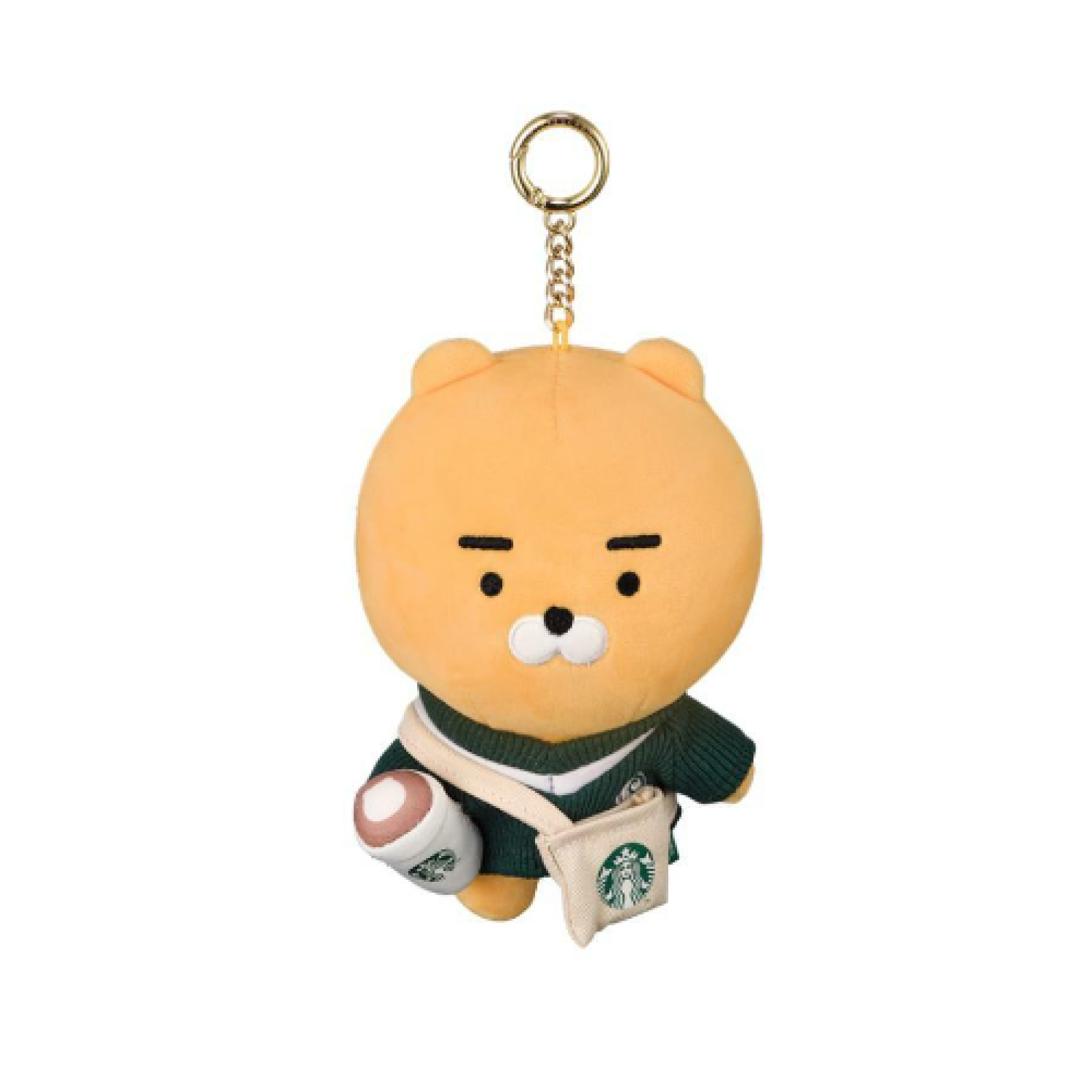 Starbucks Korea 2024 * MyBuddy Ryan Keychain Kakao Friends