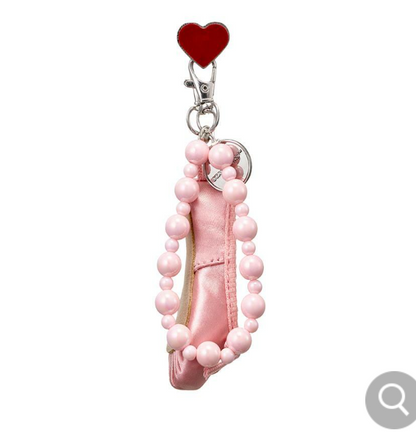 Starbucks Korea 2024 * Pink Shoe Deco Chain Keychain