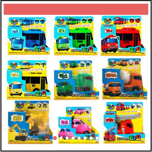 The Little Bus TAYO Diecast Plastic Car Toys Figures Collection