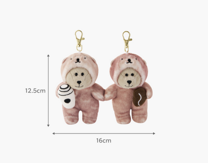 Starbucks Korea 2025 Lovely Otter Keychain Set (2P) / Valentine's Day