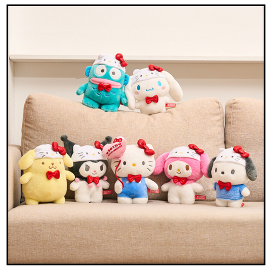 Sanrio Characters Hello Kitty 50th Anniversary 7 Type M Size Plush Doll / In Box