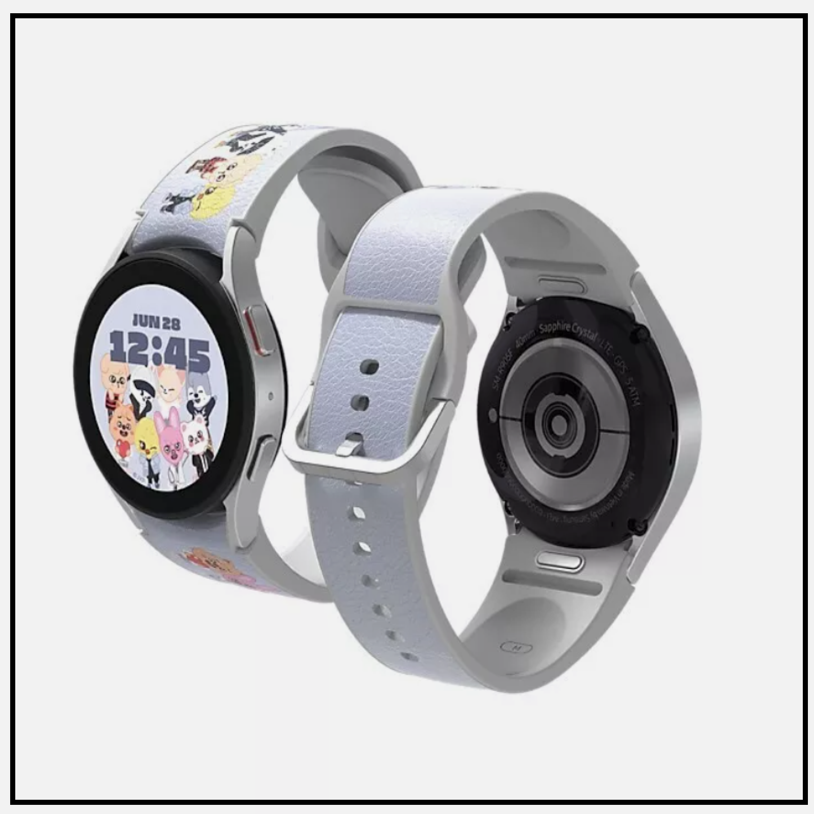Samsung x SKZOO Hybrid Watch Strap for Galaxy Watch 4/5/6 Series Stray Kids