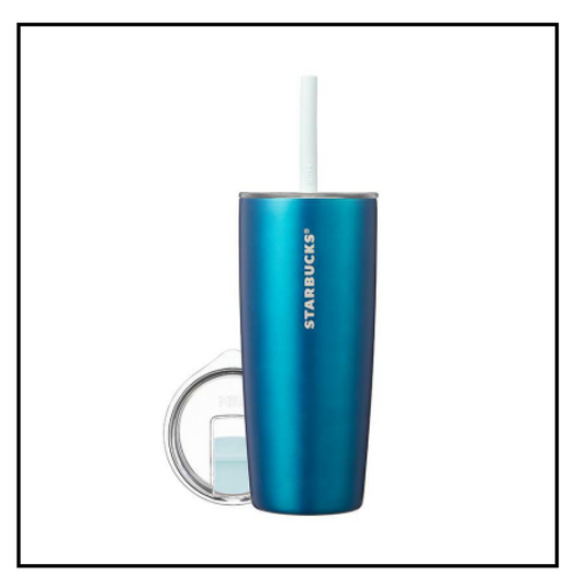 STARBUCKS KOREA 2024 * new year SS MiiR Blue Tumbler 591ml