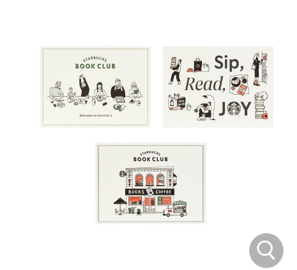 Starbucks Korea 2024 Autumn PenguinBooks Postcard Book