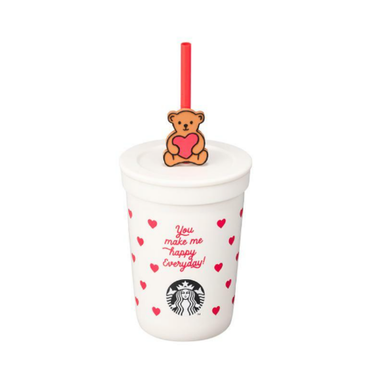 Starbucks Korea 2024 * SS Be Mine Cream Hobby coldcup 355ml Valentine Promotion