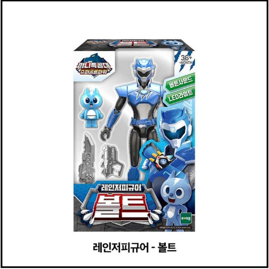 MINI FORCE Super Dino Power * Bolt * Button LED sound Action Ranger Figures Toy