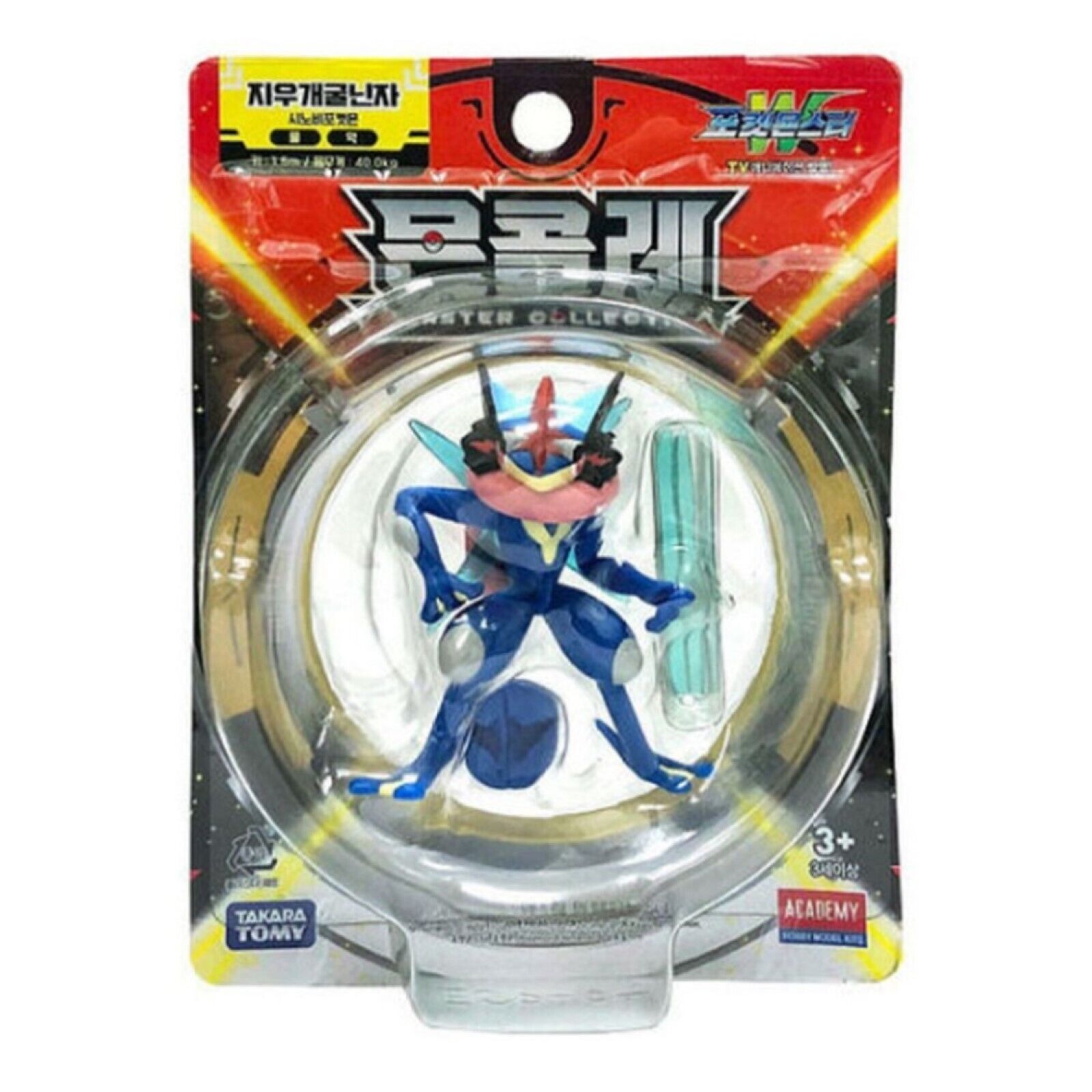 Pokemon Ash-Greninja Mini Action Figure Moncolle Academy TakaraTomy Ash Greninja